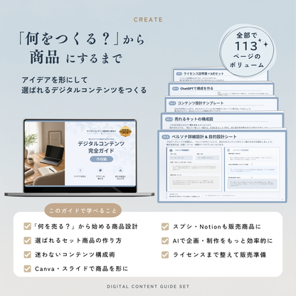 ゼロからはじめる デジタルコンテンツ作成×販売 完全ガイド 【MRR/PLR付】